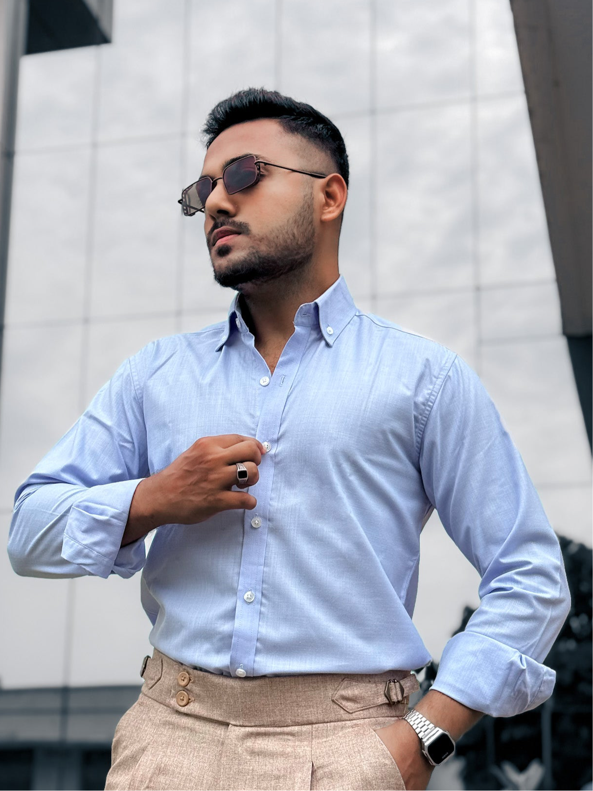 Sky Blue Shirt