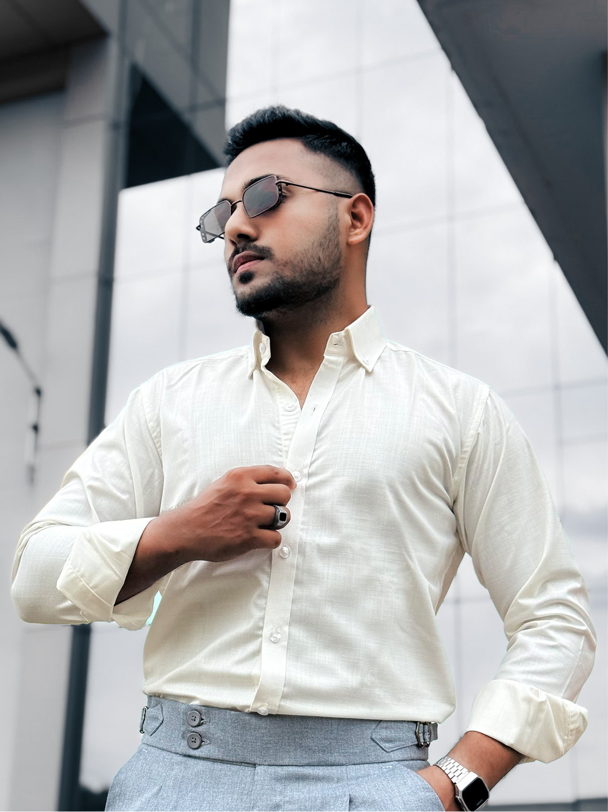 Ivory White Shirt